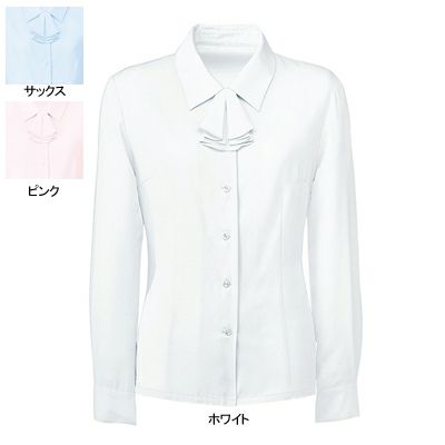 オフィスウェア ヌーヴォ FB7546 ブラウス/リボン付（長袖） 5号