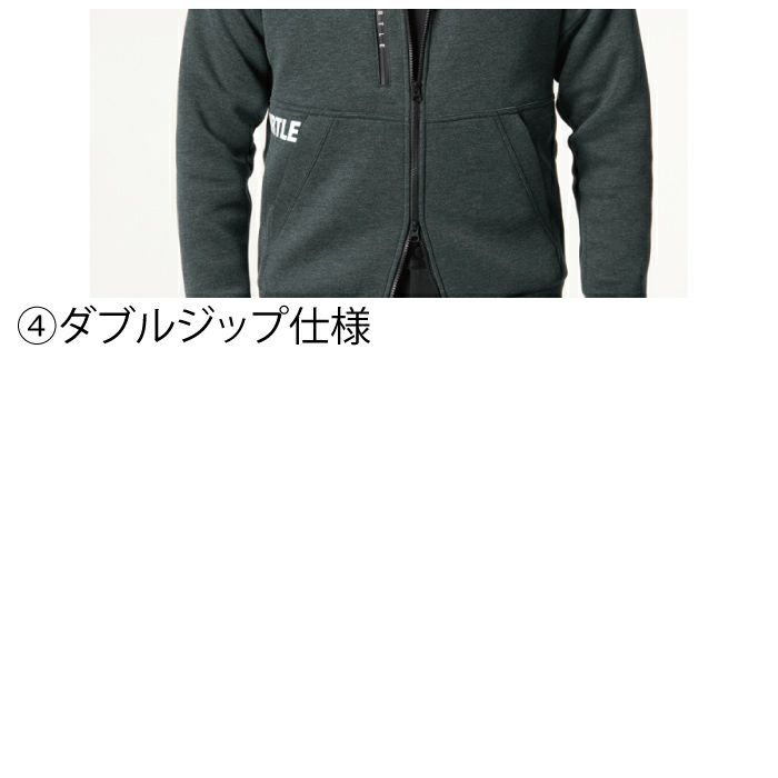 バートル BURTLE 作業着 上下セット 4089 エアーテックフーディS-XL と